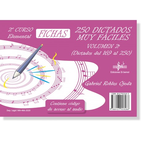 250 Dictados Muy Fáciles Vol. 2 (2º LOGSE)