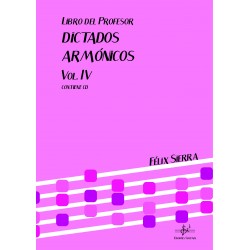 Libro del profesor - Dictados Armónicos Vol.IV (Audio en App)