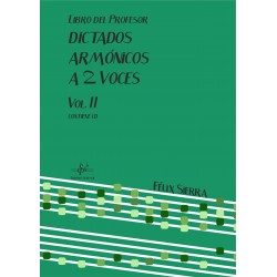 Libro del profesor - Dictados Armónicos a 2 Voces Vol.II (Audio en App)